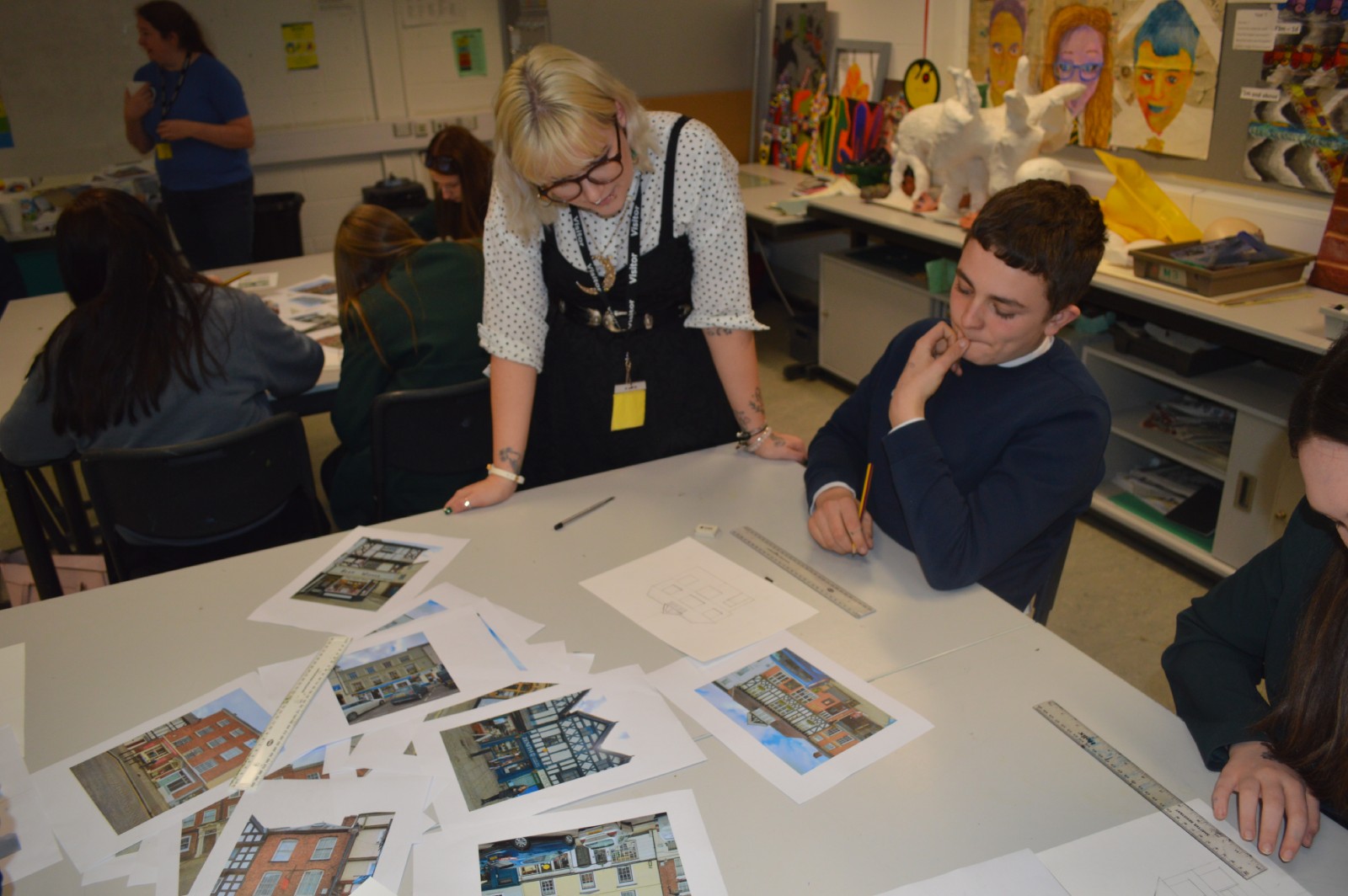 Heritage buildings workshop with local high school students
