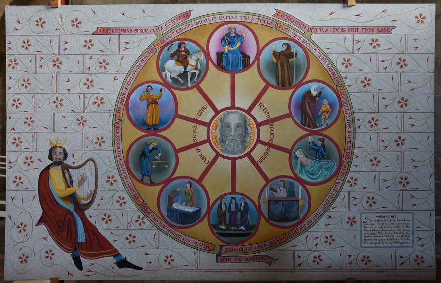 Wheel of life wallpainting (1)